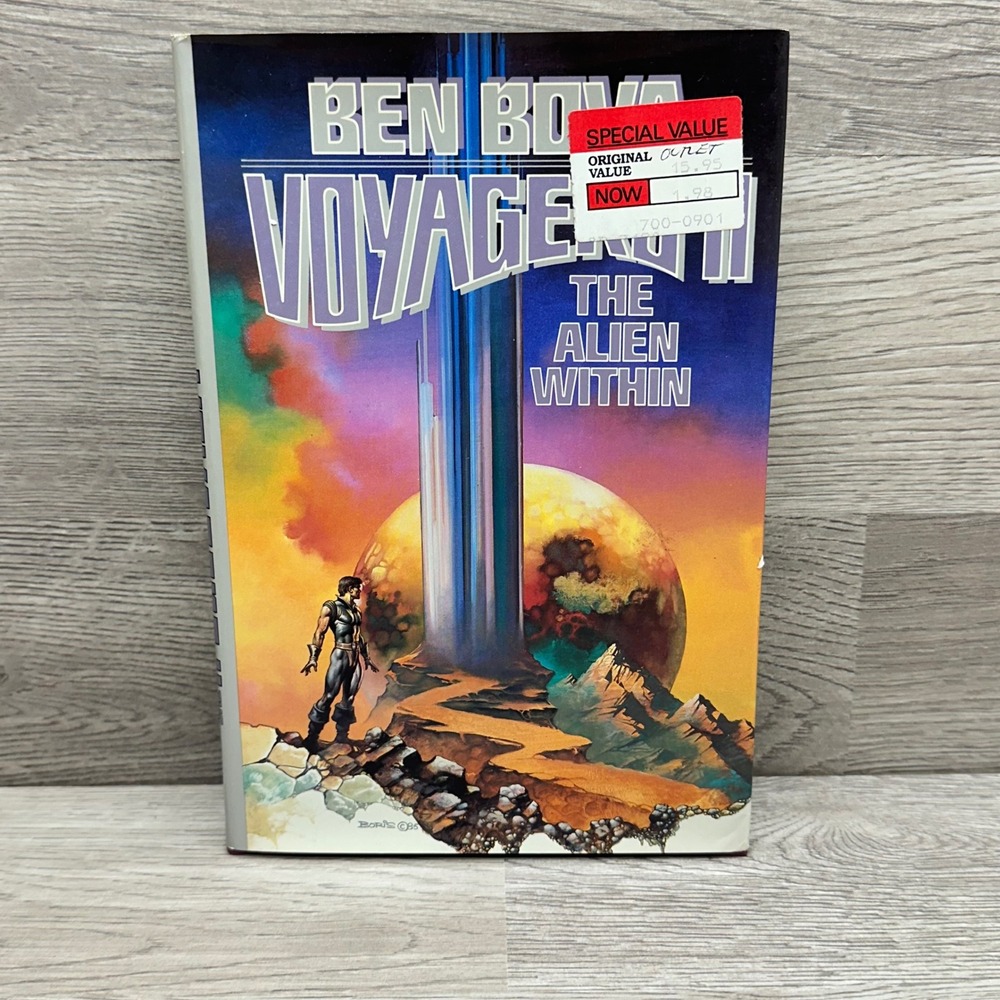 Ben Bova Voyagers II The Alien Within Hardcover Book 1st Printing 1986 Sci-Fi